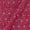 Geometric Pattern Wax Batik on Hot Pink Colour Assam Silk Feel Fabric Online 9695BK