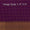 Mangalgiri Cotton Purple X Black Cross Tone Zari Checks with Two Side Nizam Zari Border 43 Inches Width Fabric cut of 0.35 Meter