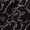 Cotton Black Colour Jaal Hand Block Print Schiffli Cut Work Daman Border Fabric Online 9708CD1