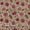 Cotton Print On Beige Colour Floral Jaal Print Textured Katri Fabric Online 9717W