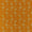 Rayon Mustard Orange Colour Jaal Gold Foil Print Fabric Online 9721T1