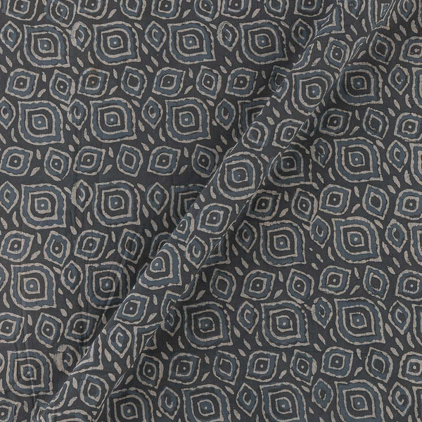 Dabu Cotton Grey Colour Geometric Hand Block Print Fabric Online 9727AA4
