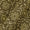 Dabu Cotton Olive Colour Paisley Jaal Hand Block Print Fabric Online 9727AH4