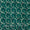 Dabu Cotton Emerald Green Colour Batik Theme Geometric Hand Block Print Fabric Online 9727X