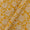 Flex Cotton Mustard Colour Gold Foil Floral Jaal Print Fabric Online 9732AI2