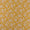 Flex Cotton Mustard Colour Gold Foil Floral Jaal Print Fabric Online 9732AI2