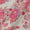 Flex Cotton Off White Colour Floral Print Fabric Online 9732CB