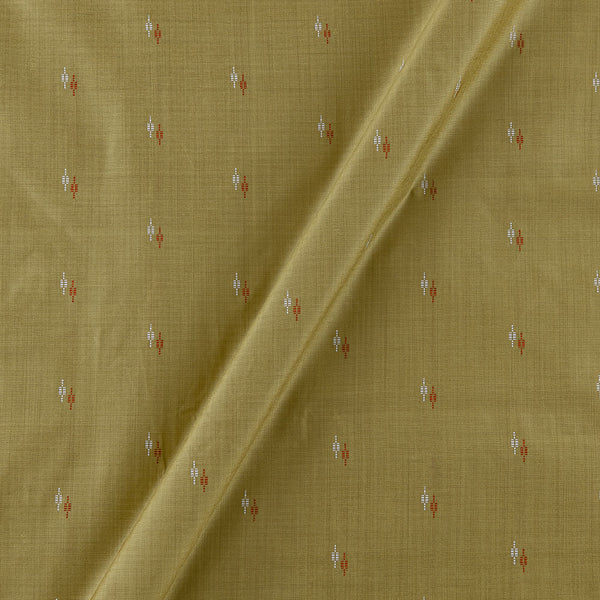 Buy Artificial Satin Dupion Silk Pastel Green Colour Jacquard Butti Dyed Fabric Online 9438K1