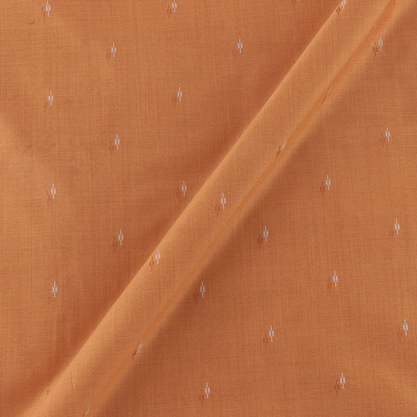Buy Artificial Satin Dupion Silk Peach Orange Colour Jacquard Butti Fabric Online 9738K5