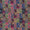 Munga Silk Feel Multi Colour Patchwork Inspired Gold Foil Print Viscose Fabric Online 9743F2