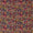 Munga Silk Feel Multi Colour Patchwork Inspired Gold Foil Print Viscose Fabric Online 9743G2
