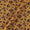 Cotton Linen Feel Mustard Colour Floral Print Fancy Fabric Online 9748AN1