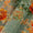 Cotton Linen Feel Mint Colour Floral Print Fancy Fabric Online 9748AP2
