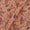 Cotton Linen Feel Peach Orange Colour Paisley Print Fancy Fabric Online 9748AV