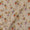 Cotton Linen Feel Cream Beige Colour Jaal Print Fancy Fabric Online 9748AY