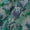 Soft Cotton Linen Feel Pastel Green Colour Floral Print Fancy Fabric Online 9748BS