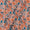 Soft Cotton Linen Feel Peach Orange Colour Jaal Print Fancy Fabric Online 9748CF2