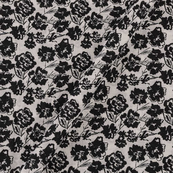 Cotton Linen Feel White Colour Jaal Print Fancy Fabric Online 9748CT