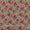 Soft Slub Cotton Feel Pista Green Colour Floral Print 42 Inches Width Fancy Fabric Cut Of 0.85 Meter