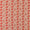 Cotton Linen Feel Peach Colour Floral Print Fancy Fabric Online 9748F