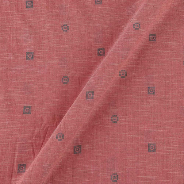 Cotton Jacquard Butta Carrot Colour Fabric Online 9755B2