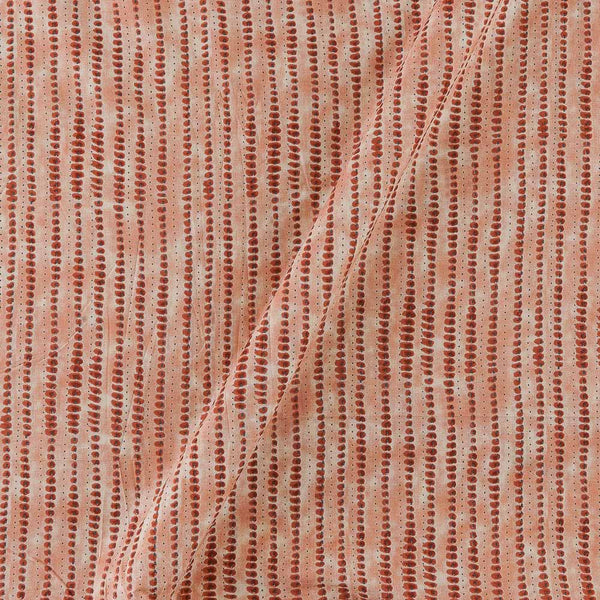 Cotton Dusty Rose Colour Geometric Print Fabric Online 9763EW