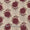 Cotton Cream White Colour Floral Butta Print Fabric Online 9763FJ4