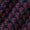 Rayon Barmer Ajrakh Floral Pattern Violet Blue Colour Fabric Online 9770G3