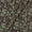 Dabu Cotton Cedar Colour Self Chevron with Floral Butta Hand Print Lurex Fabric Online 9784K1