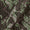Dabu Cotton Cedar Colour Self Chevron with Floral Butta Hand Print Lurex Fabric Online 9784K1