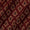 Gamathi Maroon Colour Leaves Hand Block Print Rayon Fabric Online 9785AE1