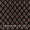 Gamathi Black Colour Floral Hand Block Print Rayon Fabric Online 9785AL2 