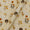 Flex Cotton Pale Yellow Colour Gold Foil Butta Print Fabric Online 9787L1