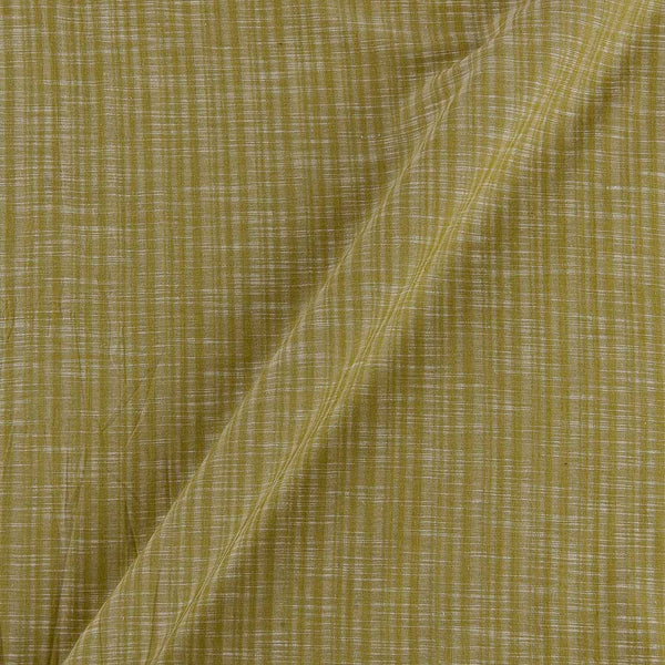 Buy Cotton Olive Colour Stripes On Slub Cotton Fabric Online 9795AS7
