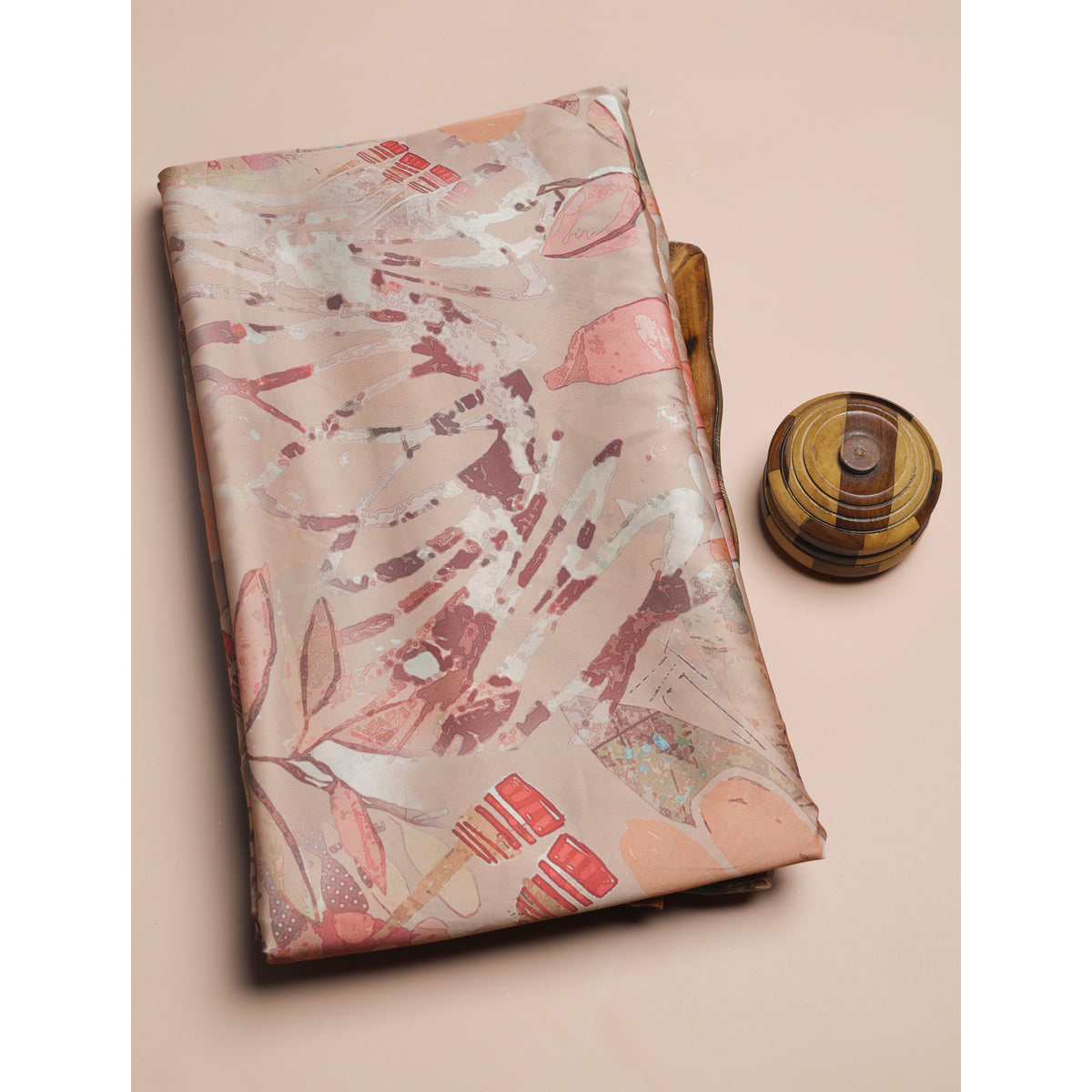 SATIN SILK PRINTED FABRIC