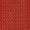 Spun Dupion (Artificial Raw Silk) Cherry Red Colour Gold Foil Jaal Print Fabric Online 9811M