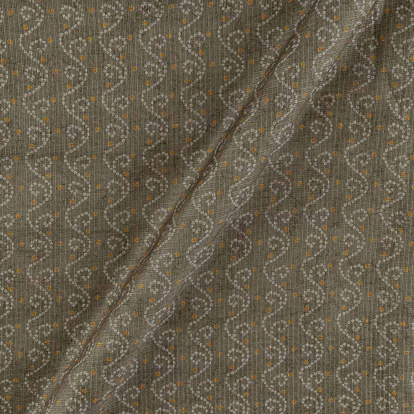 Kota Checks Type Slate Green Colour Bandhani Print Fabric online 9817AA