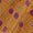 Kota Checks Type Golden Orange Colour Bandhani Print Fabric online 9817AI3