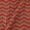 Kota Checks Type Brick Colour Leheriya Print 36 Inches Width Fabric
