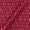 Kota Checks Type Crimson Colour Bandhani Print 36 Inches Width Fabric