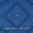 Kota Checks Type Royal Blue Colour Bandhani Print 36 Inches Width Fabric
