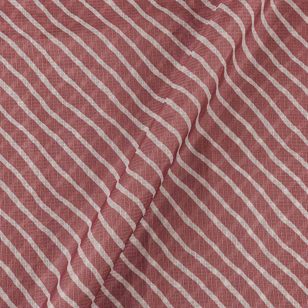 Kota Checks Type Dusty Rose Colour Leheriya Print Fabric online 9817J4