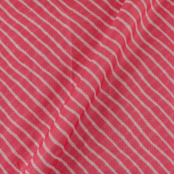 Kota Checks Type Pach Pink Colour Leheriya Print Fabric online 9817J6