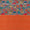 Floral Print with Jacquard Daman Border Dove Grey Colour Art Silk Fabric Online 9821AK1