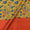 Jaal Print with Jacquard Daman Border Mustard Colour Art Silk Fabric Online 9821AN1