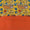 Jaal Print with Jacquard Daman Border Mustard Colour Art Silk Fabric Online 9821AN1