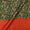 Peacock Motif Print with Jacquard Daman Border Bottle Green Colour Art Silk Fabric Online 9821AP1