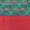 Jaal Print with Jacquard Daman Border Aqua Marine Colour Art Silk Fabric Online 9821AQ2