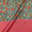 Jaal Print with Jacquard Daman Border Aqua Marine Colour Art Silk Fabric Online 9821AR2