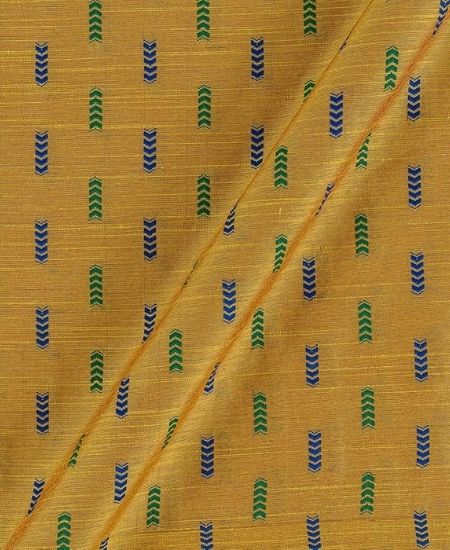 Dupion Jacquard Fabric, an economic match for art silk saree.